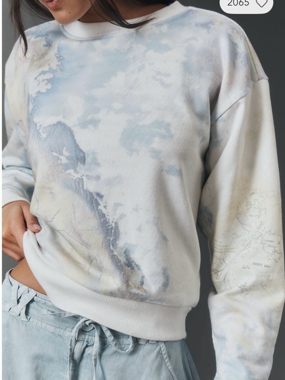 Anthropologie Pilcro Niki Bubble Sweatshirt - Picture 6 of 9